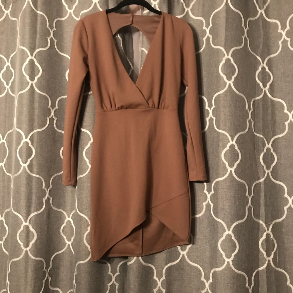 Brown Bodycon Dress